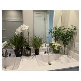 5PC ASSORTED FAUX FLORALS & GREENERY