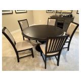 6PC DINING TABLE & CHAIRS