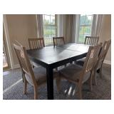 7PC DINING TABLE & CHAIRS