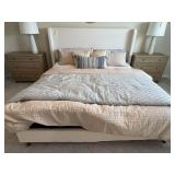 2PC KING BED & MATTRESS