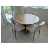 5PC DINING TABLE & CHAIRS