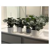 7PC FAUX GREENERY