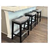 3PC COUNTER STOOLS