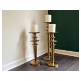 3PC CANDLE HOLDERS