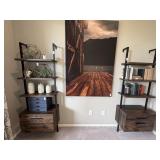 2PC BOOKSHELVES