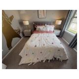 2PC FULL BED & MATTRESS