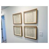 4PC FRAMED WALL ART