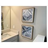 2PC FRAMED WALL ART