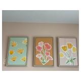3PC FRAMED CANVASES