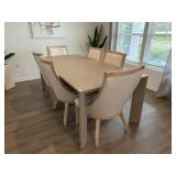 7PC DINING TABLE & CHAIRS