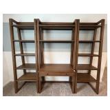 3PC DESK & SHELVING UNITS