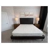 2PC KING BED & MATTRESS