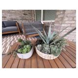 2PC FAUX PLANTS