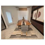 7PC DINING TABLE & CHAIRS