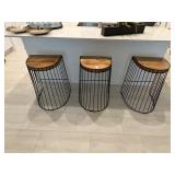 3PC COUNTER STOOLS