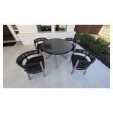 5PC OUTDOOR TABLE & CHAIRS