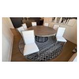8PC TABLE & CHAIRS