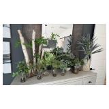 ASSORTED FAUX PLANTS