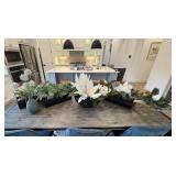 5PC ASSORTED FAUX PLANTS