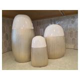 3 PC VASES