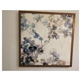 FRAMED FLORAL CANVAS