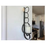 2 PC CANDLE WALL SCONCES