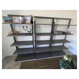 3 PC SHELVING UNITS