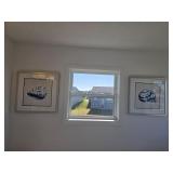 2 PC FRAMED ART