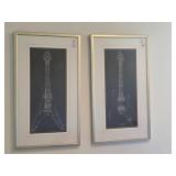 2 PC FRAMED ART