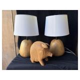 3PC LAMPS AND DECOR