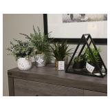 6PC FAUX GREENERY