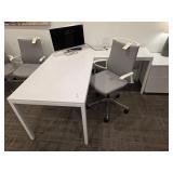 2PC L-SHAPED DESK & CHAIR