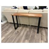WOOD CONSOLE TABLE