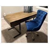 2PC DESK & OFFICE CHAIR