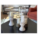 5PC CANDLE HOLDERS