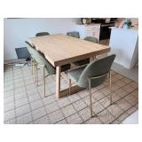 7PC DINING TABLE & CHAIRS