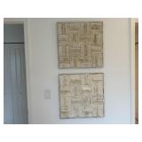 2PC WALL ART