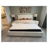 2PC KING BED & MATTRESS
