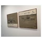 2PC FRAMED CANVASES