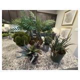5PC FAUX PLANTS