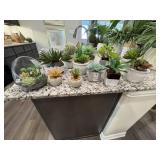 ASSORTED FAUX PLANTS