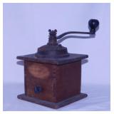 Antique coffee grinder mill
