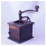 Antique coffee grinder mill