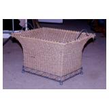 3 woven baskets - Antique loom shuttle
