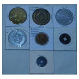 7 tokens: American Coin club - Kennedy Space Ctr -