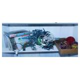 Christmas tree lights, some new in boxes -