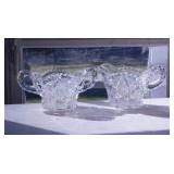 Antique Imperial Glass Hobstar & Arches creamer &