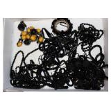 Black mourning bead necklaces - Bracelet & more