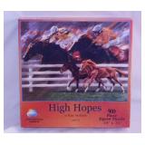 2 jigsaw puzzles - 5 board games