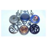 6 pocket watches: The World Map - The United